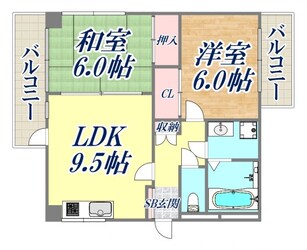 ディアコートパルの物件間取画像